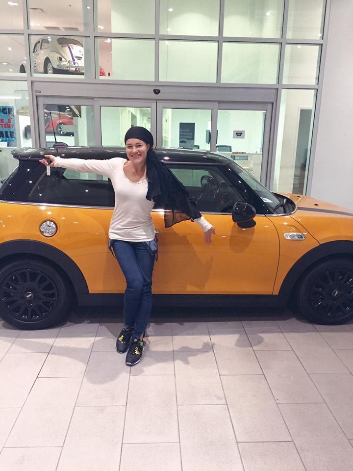 Felice Herrig new car